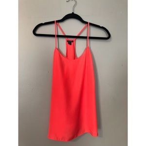 J CREW pink tank with adjustable straps. Size 00